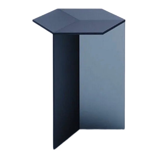 Modern Hexagon Black Acrylic Side Table Chairish