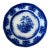 Antique Flow Blue Davenport 'Amoy' Plate For Sale