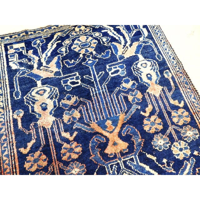 Textile Antique Hand Knotted Persian Rug. 3'4"x 6'8" For Sale - Image 7 of 18