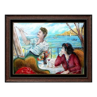 Mid 20th Century Me and My Model, Robert Philipp For Sale