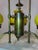 Large Vintage 3-Light Chandelier in Brass, Iron, and Glass, 1970s For Sale - Image 6 of 18