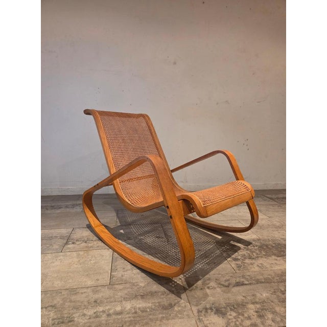Vintage Dondolo Rocking Chair by Luigi Crassevig, Italy, 1970s For Sale - Image 9 of 10