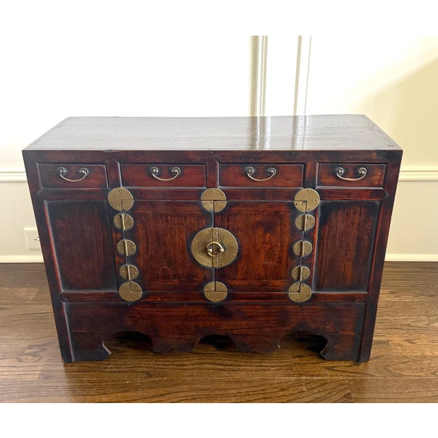 Cabin Unusual Antique Korean Scholar Book Bandaji For Sale - Image 3 of 13