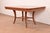 John Widdicomb John Widdicomb Art Deco Walnut and Burl Wood Dining Table, Newly Refinished For Sale - Image 4 of 13