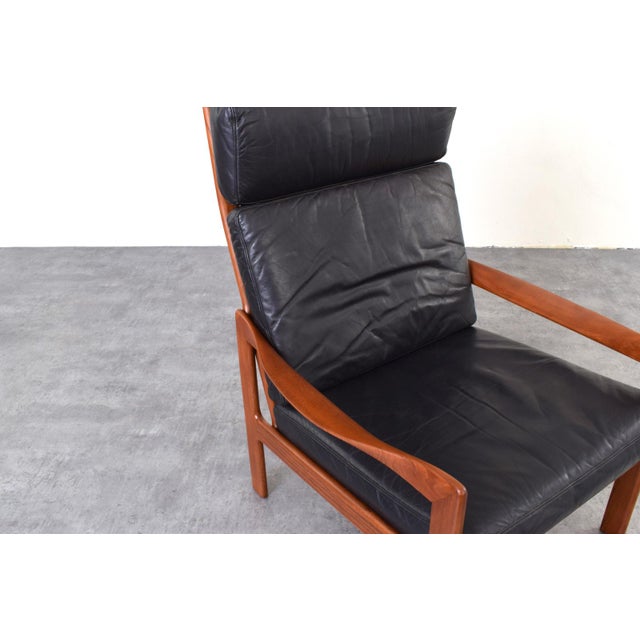 Mid-Century Modern Teak Lounge Chairs by Illum Wikkelsø for Niels Eilersen, 1960s, Set of 2 For Sale - Image 12 of 17
