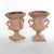 Pair of Vintage Classical Terra Cotta Colored Plaster Garden Urns C1940 For Sale - Image 4 of 9