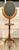 Wood Antique Turned Wood Cheval Dressing Shaving Mirror With Pedestal Shelf For Sale - Image 7 of 14