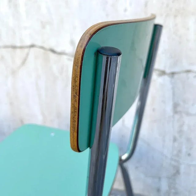Children's Chair in Green Formica, 1960s For Sale - Image 7 of 12