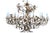 Metal Large Hollywood Regency Calla Lily Chandelier with 12 Lights attributed to Hans Kögl, 1970s For Sale - Image 7 of 16