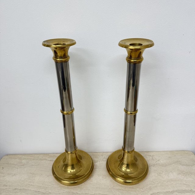 Large Candle Sticks by Gunther Lambert, 1970s, Set of 2 For Sale - Image 10 of 18