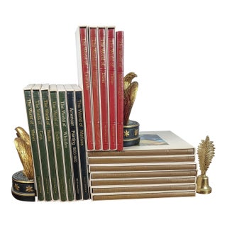 19-Volume Vintage Time-Life Library of Art Books, Decorative Designer Set For Sale