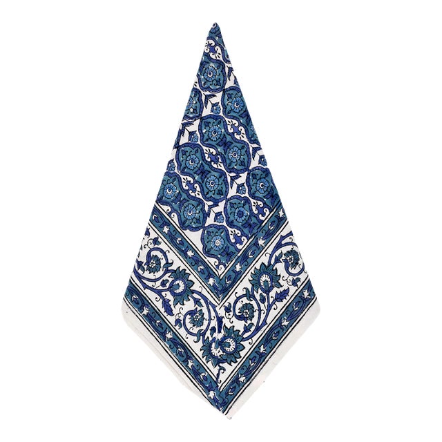 Cabana Napkin, Pretty Paisley, Set of 8 For Sale
