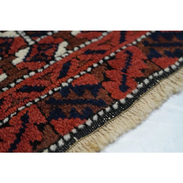 Vintage Balouch Rug 3'0'' x 5'4'' For Sale - Image 4 of 9