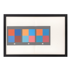Josef Albers "The Interaction of Color Plate Xiv-4" Screenprint, 1973