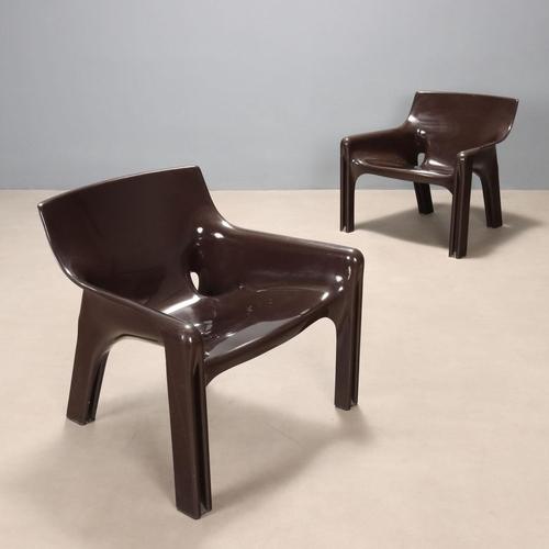 Armchairs by Vico Magistretti for Artemide, Italy, 1960s, Set of 2 For Sale - Image 10 of 10