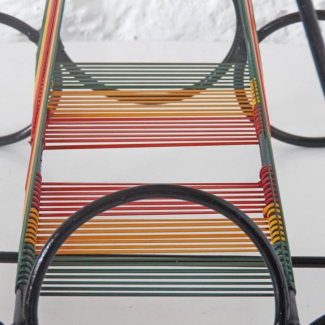 Mid-Century Modern French Vinyl Record Stand, 1960 For Sale - Image 9 of 11