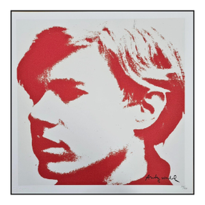 After Andy Warhol, Self Ritratto , 1980s, Lithograph