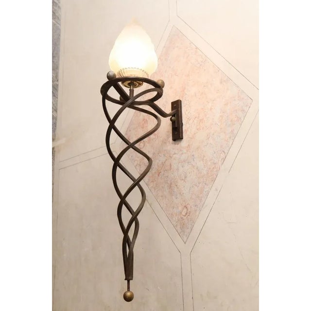 Early 20th Century Italian Sconces, Set of 2 For Sale - Image 6 of 8
