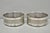 Vintage English Victorian Wood & Silver Plated Bar Wine Bottle Coaster - A Pair For Sale - Image 4 of 11