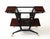 Cesare Lacca Modernist Ebonized Wood and Rosewood Bar Cart For Sale - Image 9 of 17