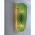Contemporary modern bright green "graniglian Mrano glass wall sconce-Set of Two- Rombus Transparent graniglia" texture...