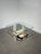 Travertine and Glass Coffee Table by Willy Ballez For Sale - Image 5 of 10