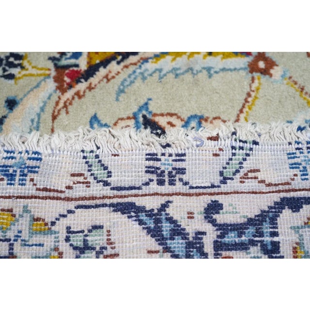 Textile 1960s Vintage Kashan Rug 10'8'' x 15'3'' For Sale - Image 7 of 12