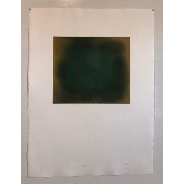 Joe Novak, Abstract Color Field Gradient Monoprint Aquatint Etching California Minimalism, 2001 For Sale - Image 9 of 10