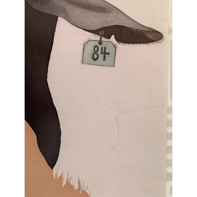 1980s 1982 Beth Van Hoesen John Berggruen Gallery Poster For Sale - Image 5 of 7