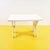 1990s Vintage White Table in Wood For Sale - Image 5 of 5