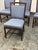 Orlando Diaz-Azcuy for McGuire Furniture Target Back Upholstered Chairs, Set of Four For Sale - Image 9 of 12