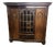 Monumental Study Bookcase with Beveled Crystal Glass Panes, Germany, 1910 For Sale