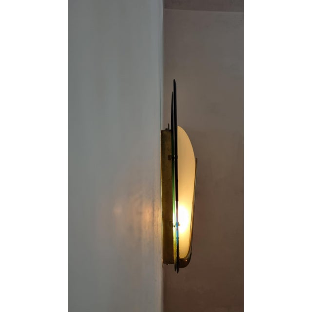 Large Wall Sconces by Max Ingrand for Fontana Arte, 1955, Set of 2 For Sale - Image 9 of 9