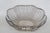 Silver Plated Metal Fruit or Bread Wire Basket Bowl With Scalloped Edges 5009b For Sale - Image 4 of 10