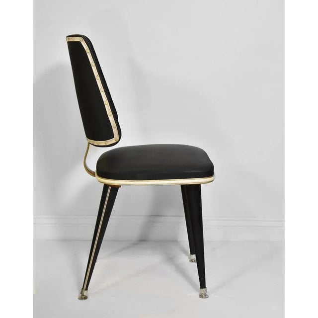 Mid-Century Chinoiserie Dining Table & Six Chairs by Umberto Mascagni, Set of 7 For Sale - Image 12 of 18