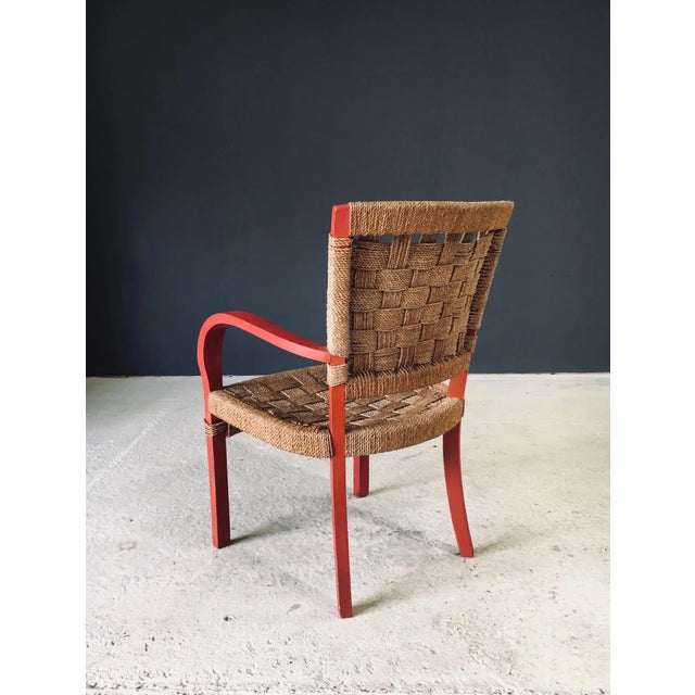 Vintage Mediterranean Rope Armchair, France, 1930s For Sale - Image 6 of 18