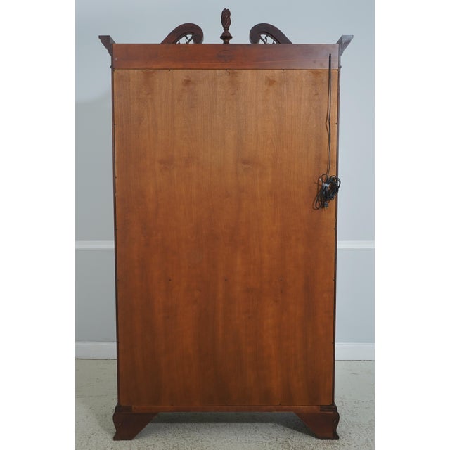 Henkel Harris Model 2348 Mahogany Curio Cabinet For Sale - Image 17 of 18
