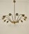 An elegant 12 arm, midcentury, chandilier in brass from Rupert Nikoll. Made in Austria this chandilier is typical for...