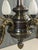 Brown Antique Brass Chandelier with Adjustable Arms, Former Czechoslovakia, 1910s For Sale - Image 8 of 11