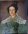 Elegant 19th-Century Portrait of Captain Herlin's Wife in Regal Attire This stunning 19th-century portrait presents the...