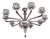 21st Century Amethyst Venetian Chandelier by Fabio LTD For Sale
