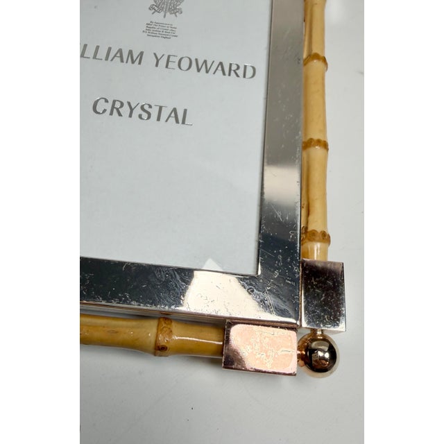 William Yeoward Crystal Classic Bamboo Frame 5 X 7 For Sale - Image 10 of 10
