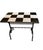 Black 1960s Mid-Century Modern Black and White Mosaic Tile Side Table For Sale - Image 8 of 8