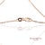 Metal 14k(585) Rose Gold Natural Diamond Butterfly Pendant Necklace With Chain For Sale - Image 7 of 12