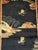 1930s Small Blue Fiel Antique Scenic Chinese Crane Design Peking Scatter Rug For Sale - Image 4 of 4