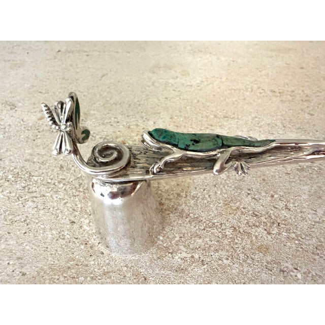 Emilia Castillo Candle Snuffer and Leaf Dish For Sale - Image 11 of 12