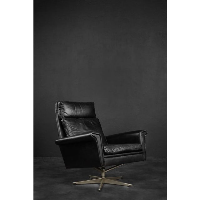 Danish Modern Swivel Armchair by G. Thams, 1960s For Sale - Image 4 of 18