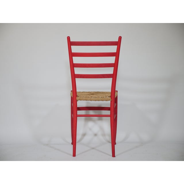 Mid-Century Wicker Chairs & Table, 1970s, Set of 5 For Sale - Image 15 of 18