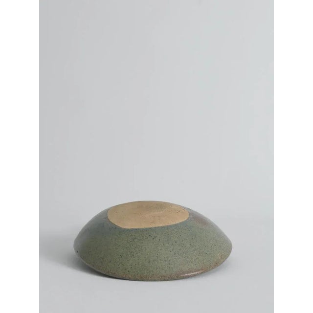 Mid-Century Modern Handmade Stoneware Bowl with Abstract Motif, 1960s For Sale - Image 10 of 18