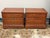 Brown Rosewood Vintage Nightstands, Pair For Sale - Image 8 of 12